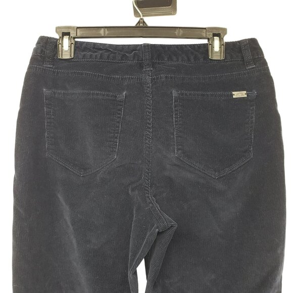 LL Bean Navy Blue Corduroy Pants Favorite Fit Womens 8 MT - Picture 7 of 12